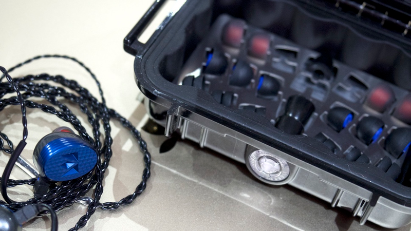 Every set of earbuds in Noble’s Universal line include a fancy Pelican case and wealthy of tips.